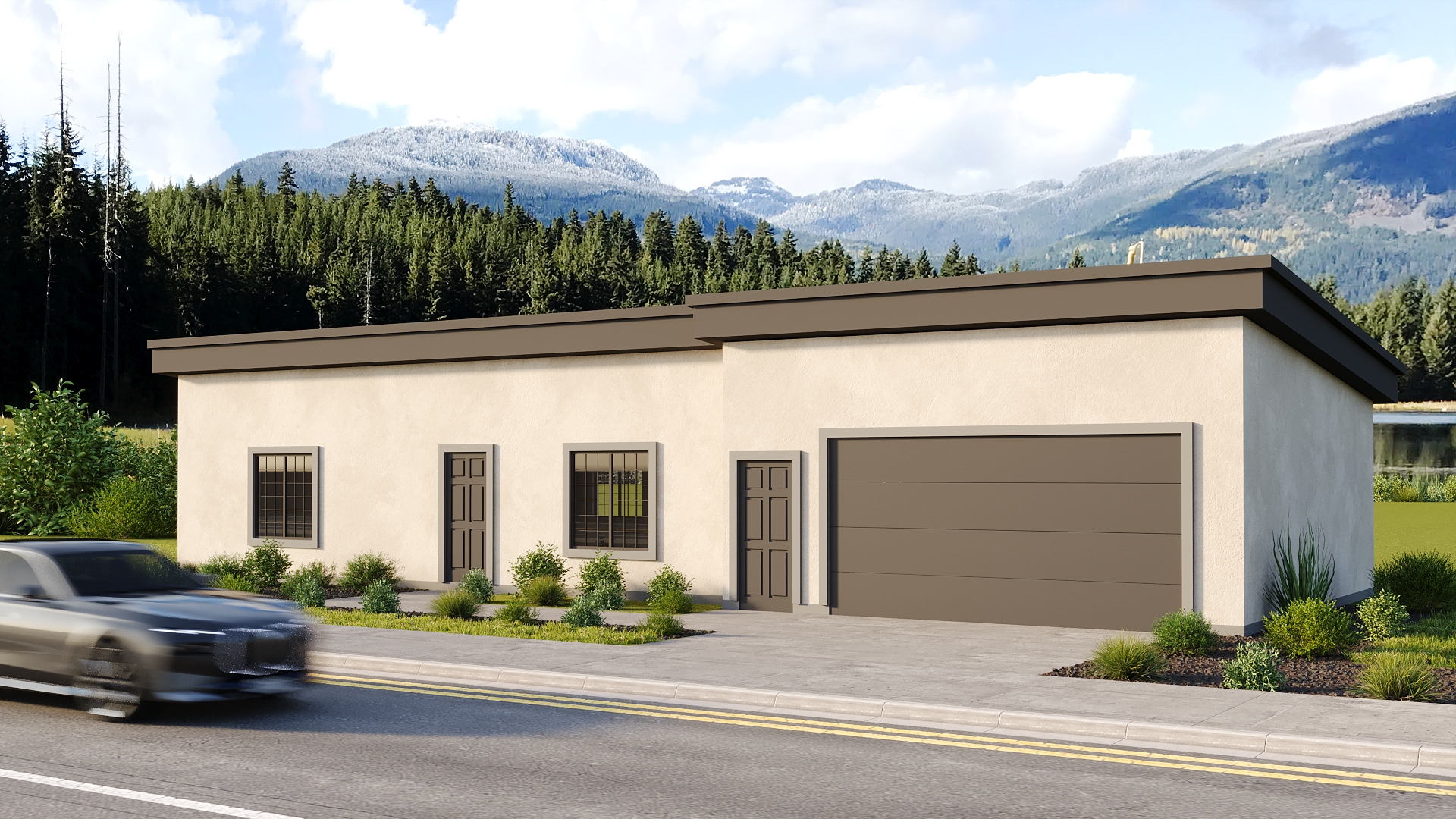 Accessory dwelling unit exterior rendering